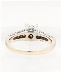 GSI 14K 5.1g Solid White Gold .5ct Diamond Engagement Ring Size-7.75